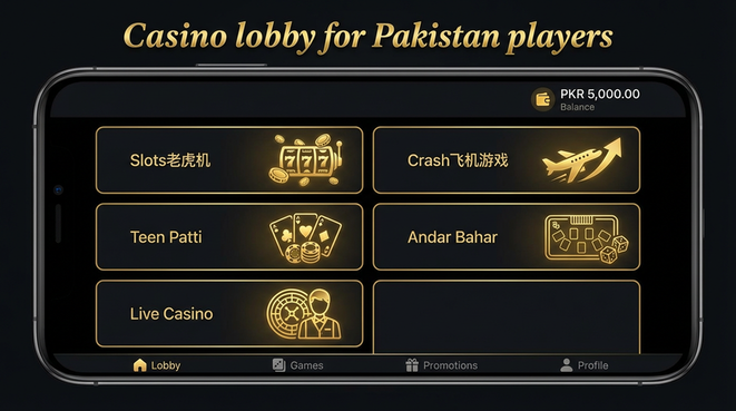 Lobby view of We999 for Pakistan users - 4